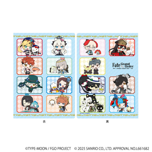 『Fate/Grand Order×サンリオキャラクターズ』プレミアムポストカードホルダー02/集合デザイン(コラボイラスト)